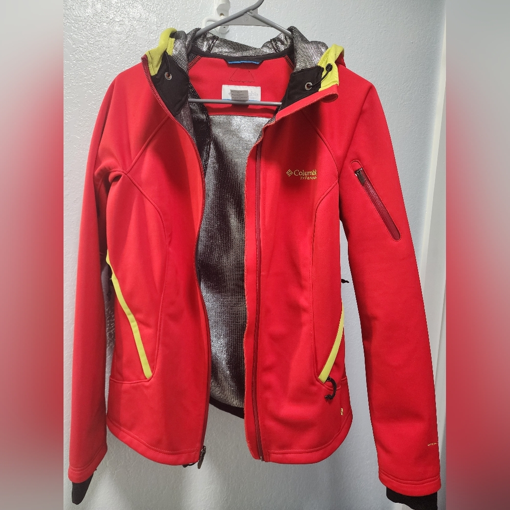 Columbia Red Hooded Jacket